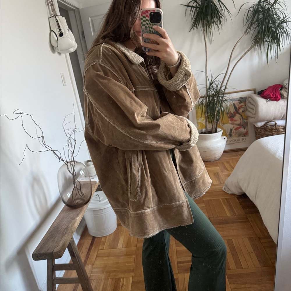 SOLD 🚫 Vintage Wilson’s Leather Brown Shearling-Lined Jacket